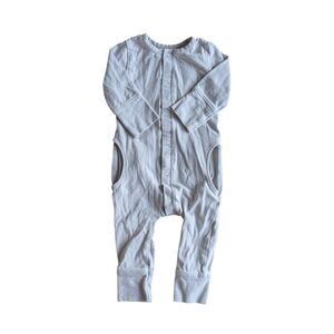 Pehr 0-3 month gray Essentials romper
